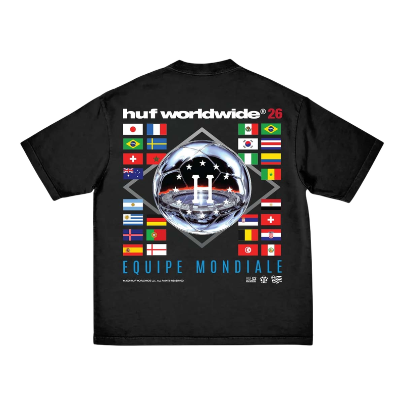 EQUIPE MONDIALE SS TEE - BLACK EQUIPE MONDIALE SS TEE - BLACK
