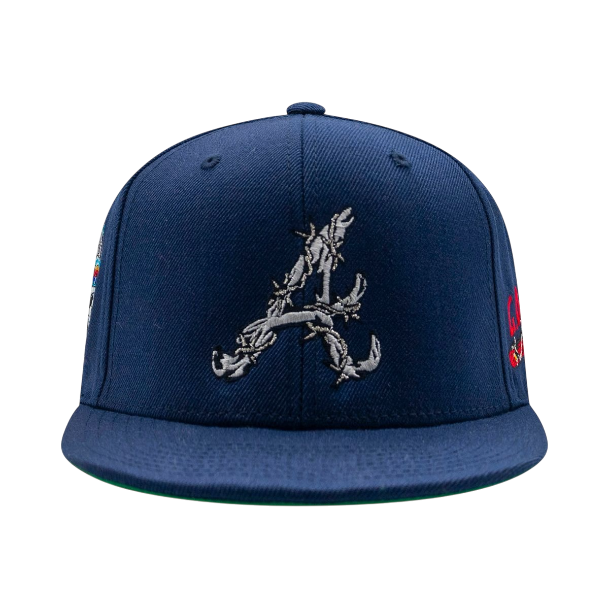 ATL Barbed Wire Snapback Hat (NAVY)