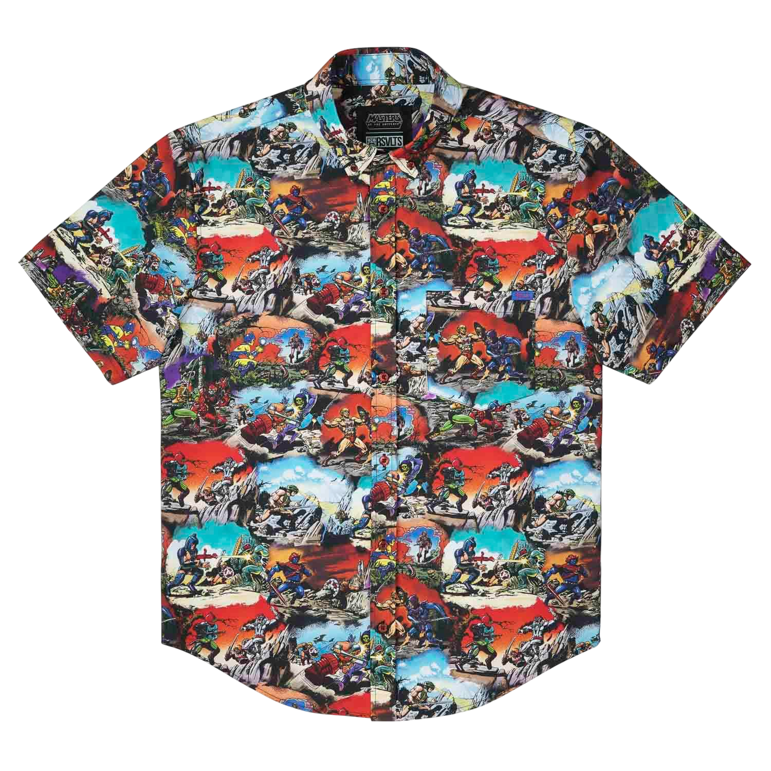 RSVLTS Masters of the Universe™ RSVLTS Masters of the Universe™ "Panels of Power” – KUNUFLEX Short Sleeve Shirt