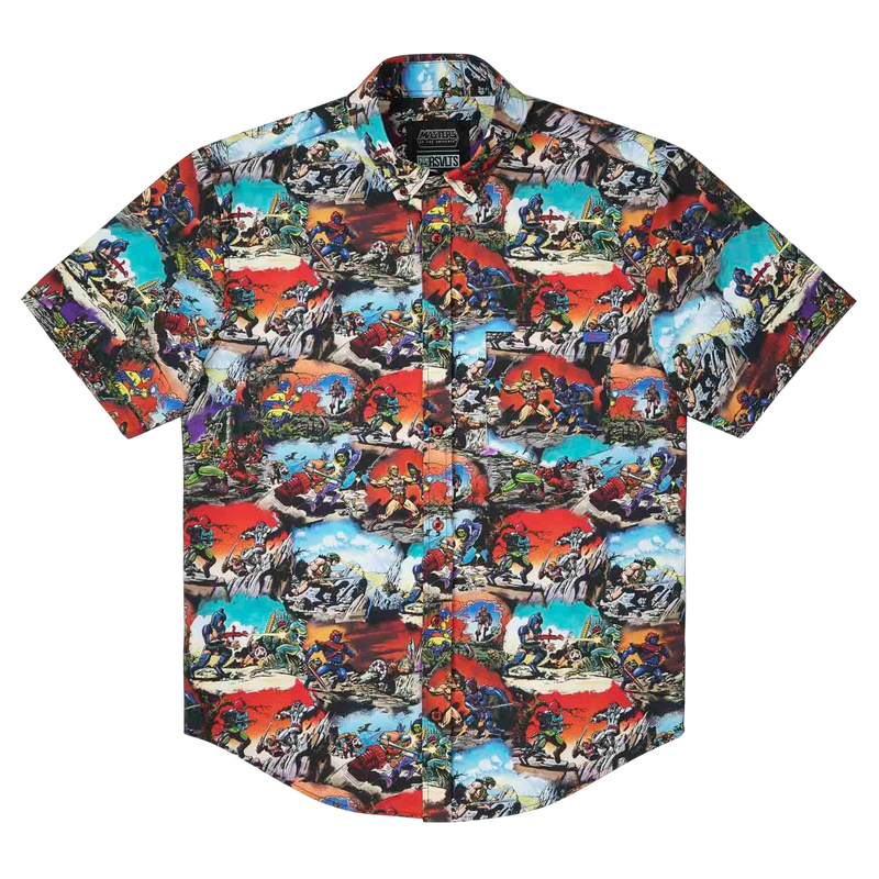 RSVLTS Masters of the Universe™ "Panels of Power” – KUNUFLEX Short Sleeve Shirt