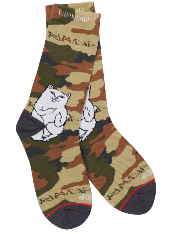 RIPNDIP LORD NERMAL STREET SOCKS (CAMO) RIPNDIP LORD NERMAL STREET SOCKS (CAMO)