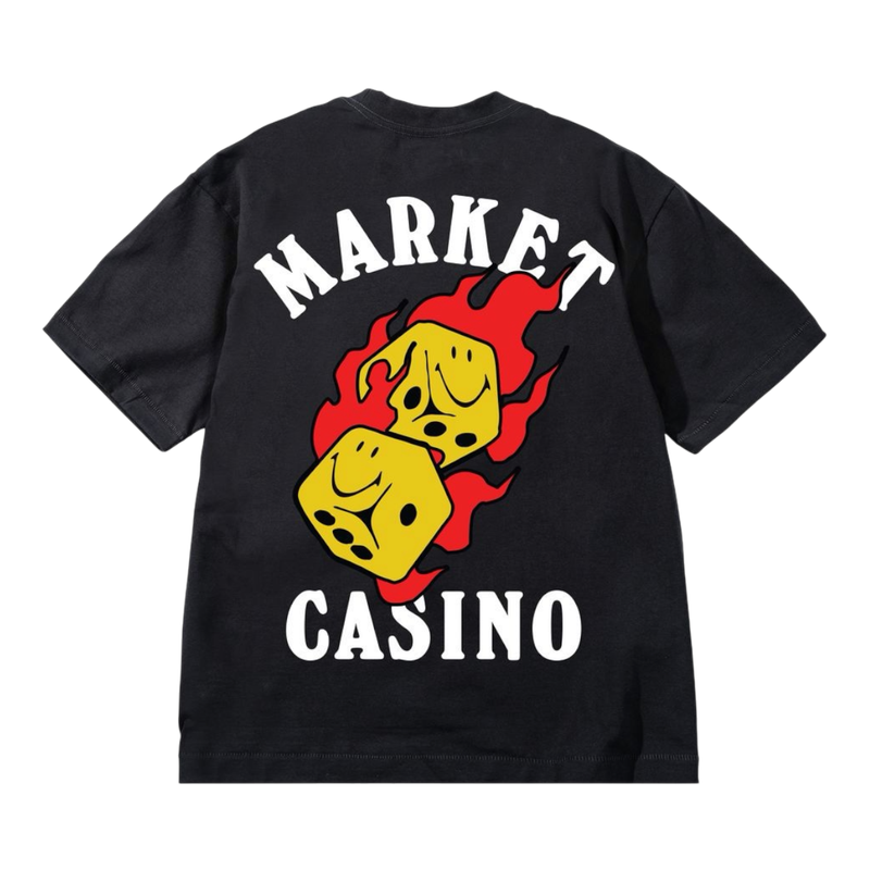 FLAMING DICE T-SHIRT