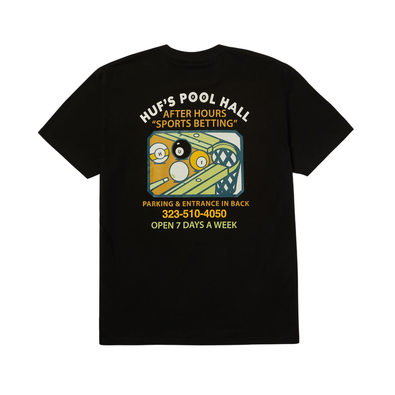 RACK EM UP S/S TEE - BLACK