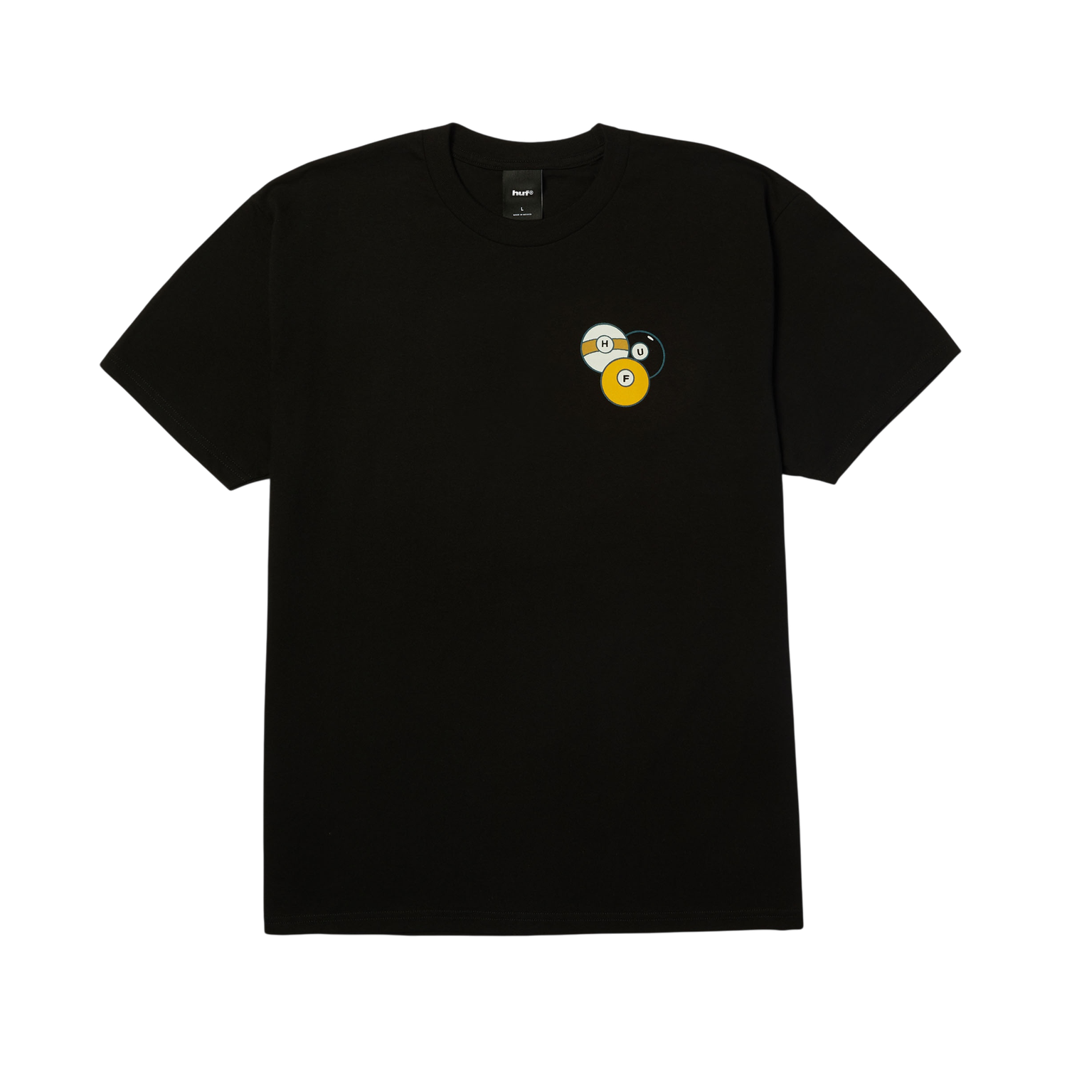 RACK EM UP S/S TEE - BLACK RACK EM UP S/S TEE - BLACK