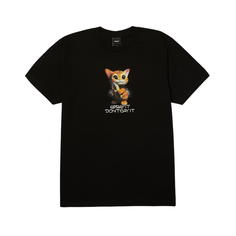 SPRAY IT S/S TEE - BLACK SPRAY IT S/S TEE - BLACK