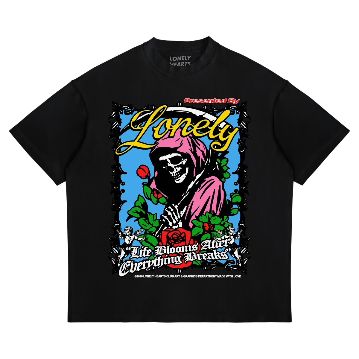 Lonely Hearts Club Life Blooms Premium Tee Lonely Hearts Club Life Blooms Premium Tee