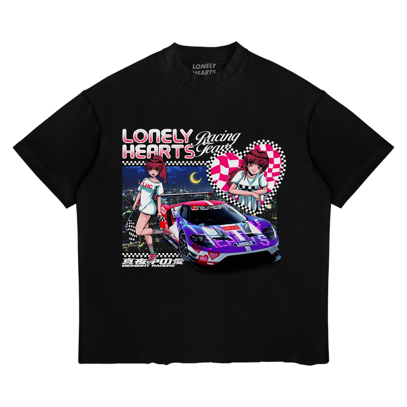 Lonely Hearts Club Midnight Racers Cropped Premium Tee Lonely Hearts Club Midnight Racers Cropped Premium Tee