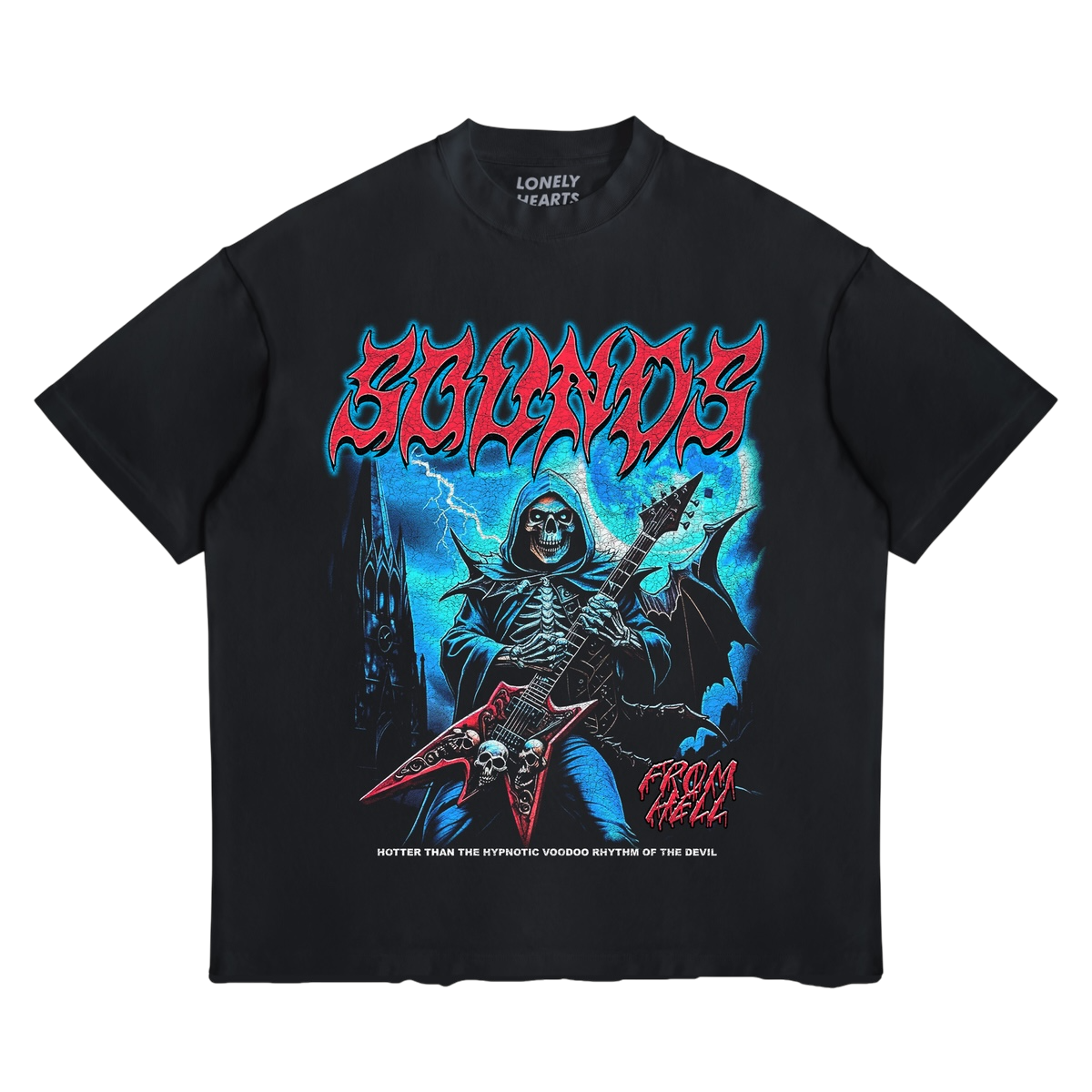 Lonely Hearts Club Sounds From Hell Cropped Premium Tee