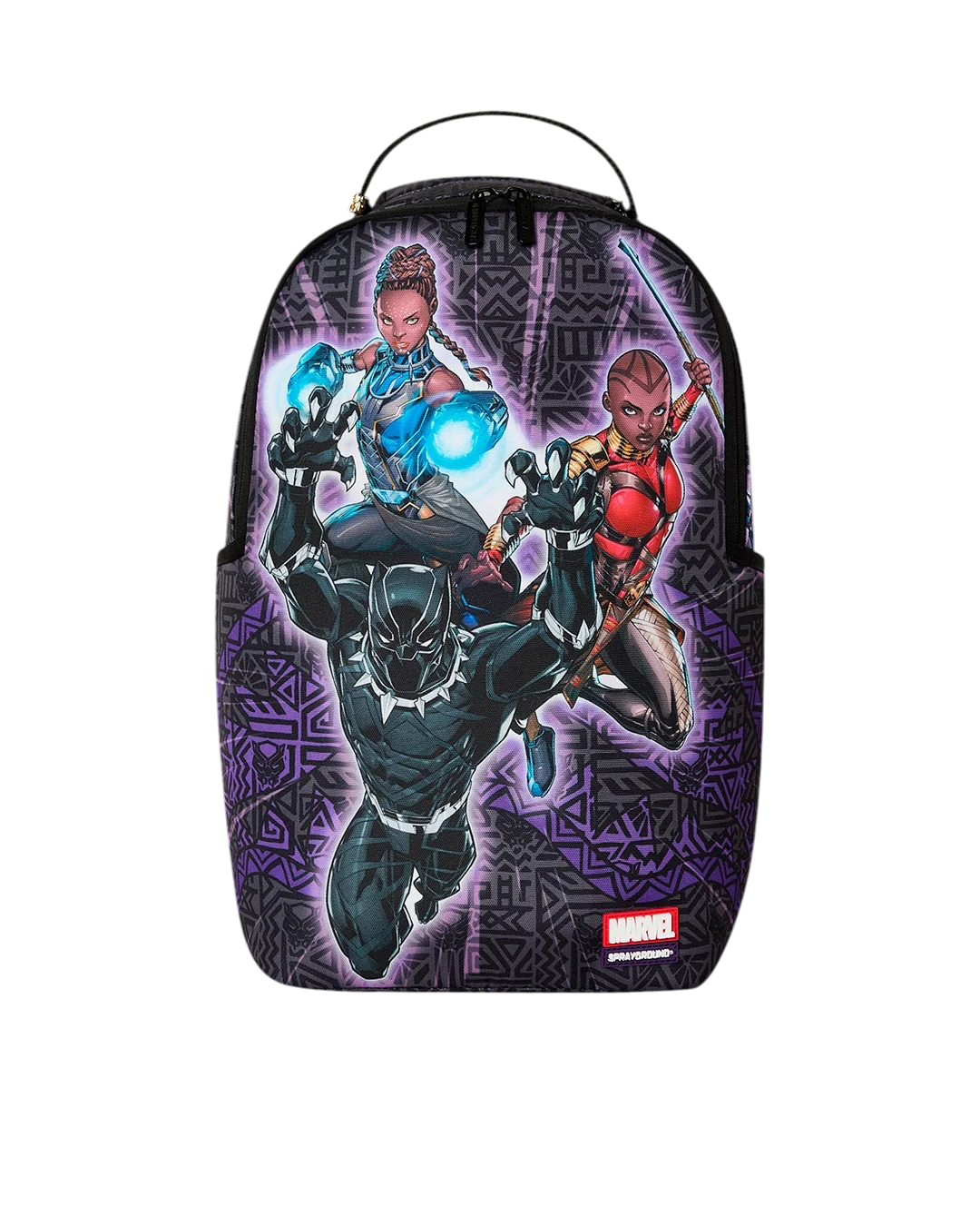 SPRAYGROUND BLACK PANTHER OFFICIAL COLLAB - NEVER BACK DOWN BACKPACK