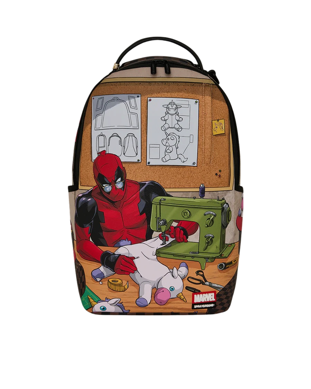 SPRAYGROUND DEADPOOL DESIGNER BACKPACK SPRAYGROUND DEADPOOL DESIGNER BACKPACK