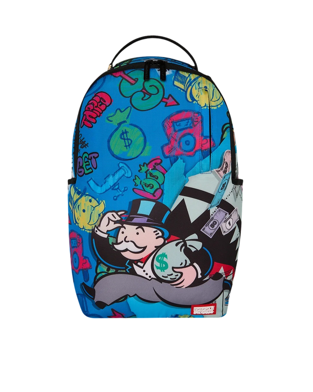 SPRAYGROUND MONOPOLY GRAB & GO GO GO BACKPACK SPRAYGROUND MONOPOLY GRAB & GO GO GO BACKPACK