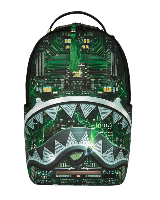 SPRAYGROUND A.I. AFRICAN INTELLIGENCE REWIRED & INSPIRED BACKPACK - SANDFLOWER COLLAB SPRAYGROUND A.I. AFRICAN INTELLIGENCE REWIRED & INSPIRED BACKPACK - SANDFLOWER COLLAB