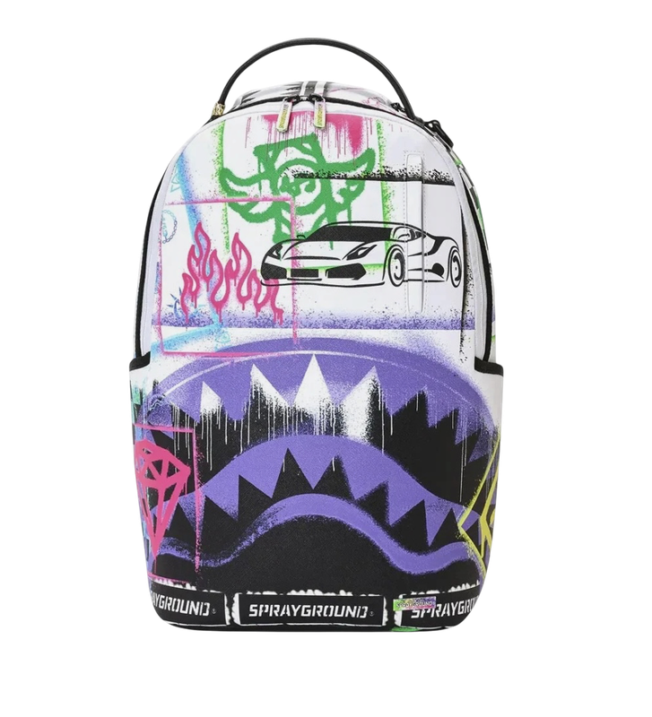 SPRAYGROUND STENCIL PENCIL CONTINENTAL BACKPACK SPRAYGROUND STENCIL PENCIL CONTINENTAL BACKPACK