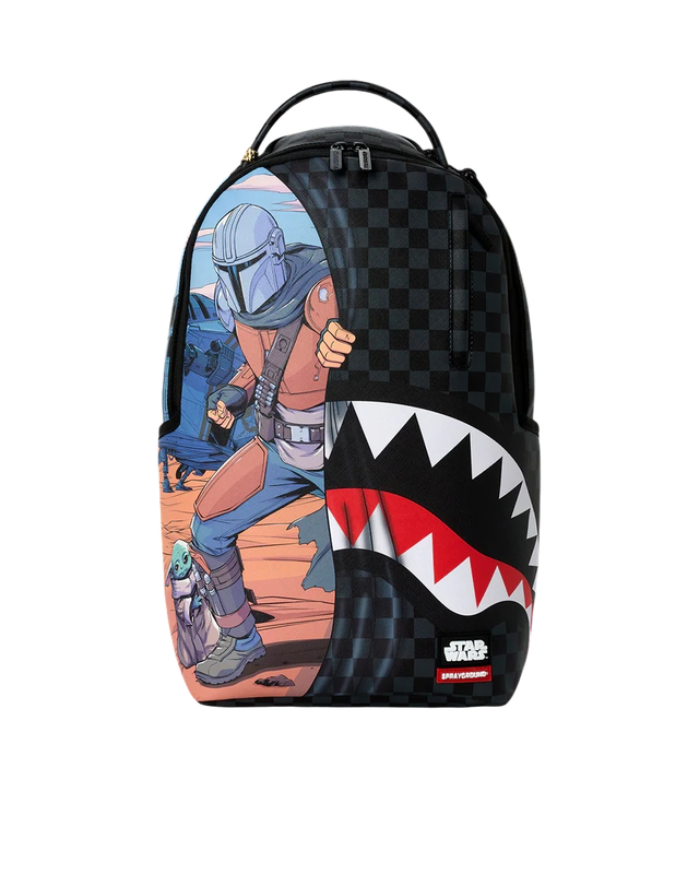 SPRAYGROUND STAR WARS MANDO GROGU GET TO THE SHIP BACKPACK SPRAYGROUND STAR WARS MANDO GROGU GET TO THE SHIP BACKPACK