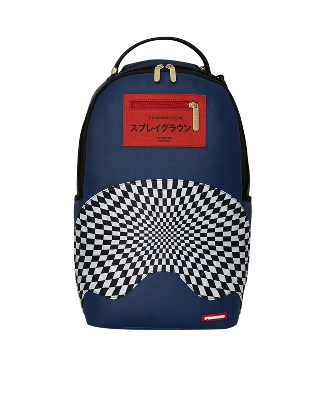 SPRAYGROUND ICHIMATSU-MOYŌ WARP CHECK SHARK BACKPACK SPRAYGROUND ICHIMATSU-MOYŌ WARP CHECK SHARK BACKPACK