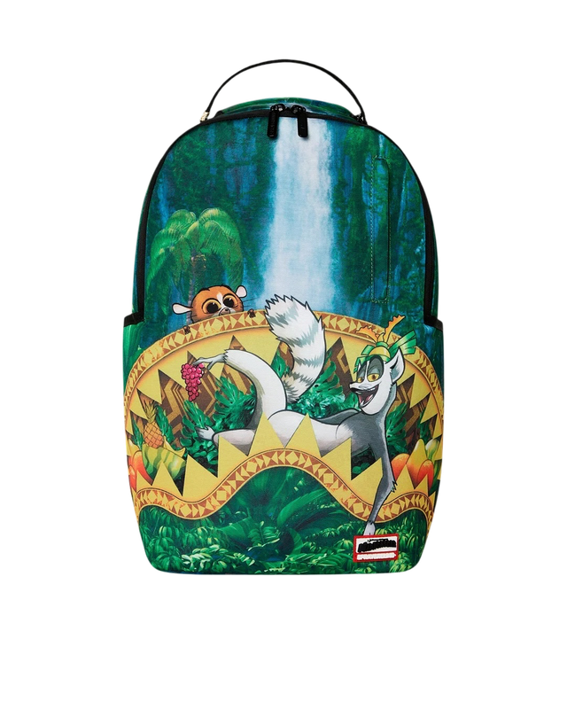 SPRAYGROUND MADAGASCAR OFFICIAL COLLAB - KING CHILLIN BACKPACK SPRAYGROUND MADAGASCAR OFFICIAL COLLAB - KING CHILLIN BACKPACK