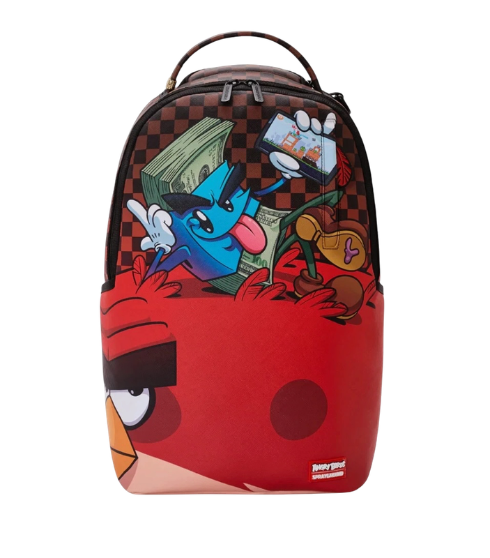SPRAYGROUND MONEY BOY CHILLIN ON BIG ANGRY BIRD BACKPACK SPRAYGROUND MONEY BOY CHILLIN ON BIG ANGRY BIRD BACKPACK