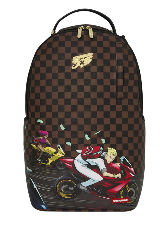 SPRAY GROUND 305 CHECK MOTORCYCLES BACKPACK SPRAY GROUND 305 CHECK MOTORCYCLES BACKPACK