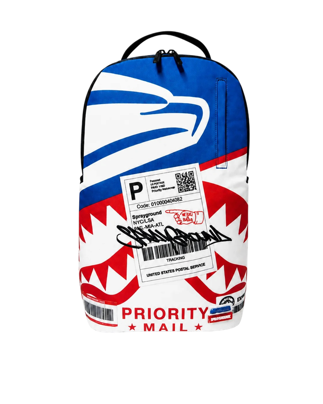 SPRAYGROUND USPS PRIORITY PACKAGE BACKPACK SPRAYGROUND USPS PRIORITY PACKAGE BACKPACK