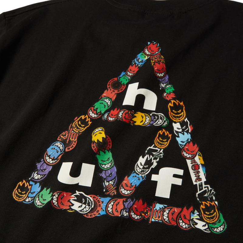 SPITFIRE STICKER SS TEE (BLACK)