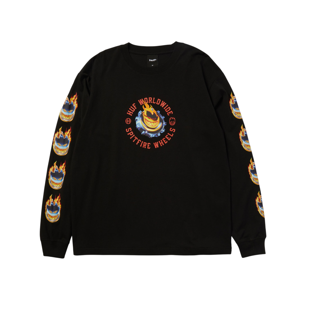 SPITFIRE CHROME HEAD LS TEE (Black) SPITFIRE CHROME HEAD LS TEE (Black)