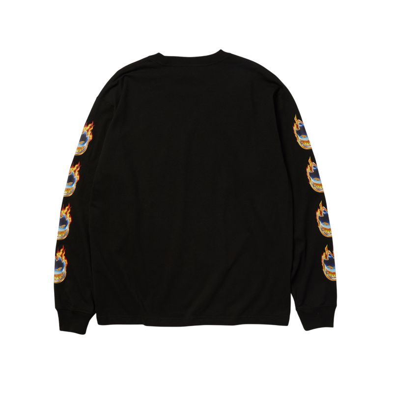 SPITFIRE CHROME HEAD LS TEE (Black)
