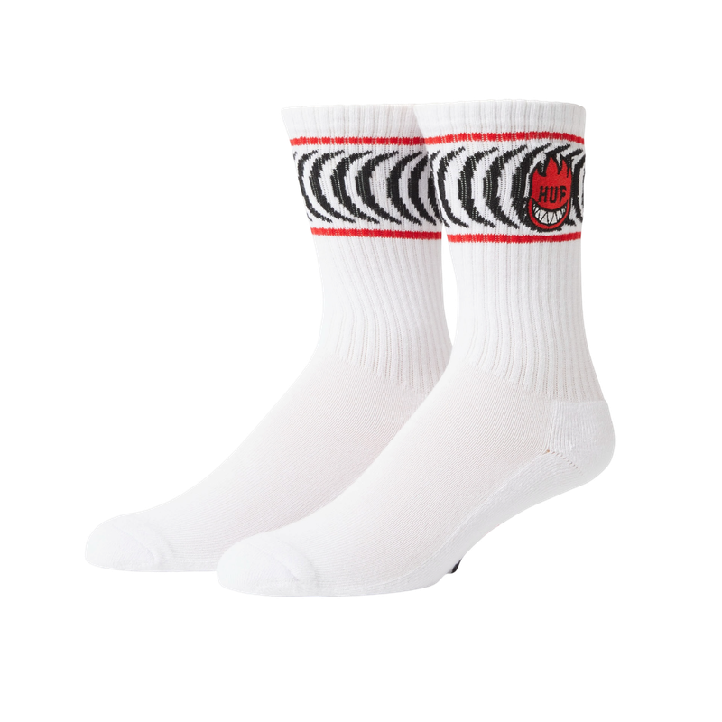 SPITFIRE SPIRAL SOCK (WHITE) SPITFIRE SPIRAL SOCK (WHITE)