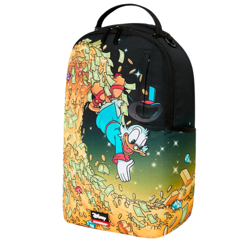 SPRAYGROUND SCROOGE MCDUCK OFFICIAL COLLAB - MONEY RIDER BACKPACK SPRAYGROUND SCROOGE MCDUCK OFFICIAL COLLAB - MONEY RIDER BACKPACK
