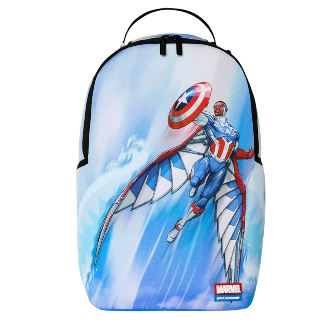 SPRAYGROUND MARVEL FALCON SOAR TO NEW HEIGHTS BACKPACK