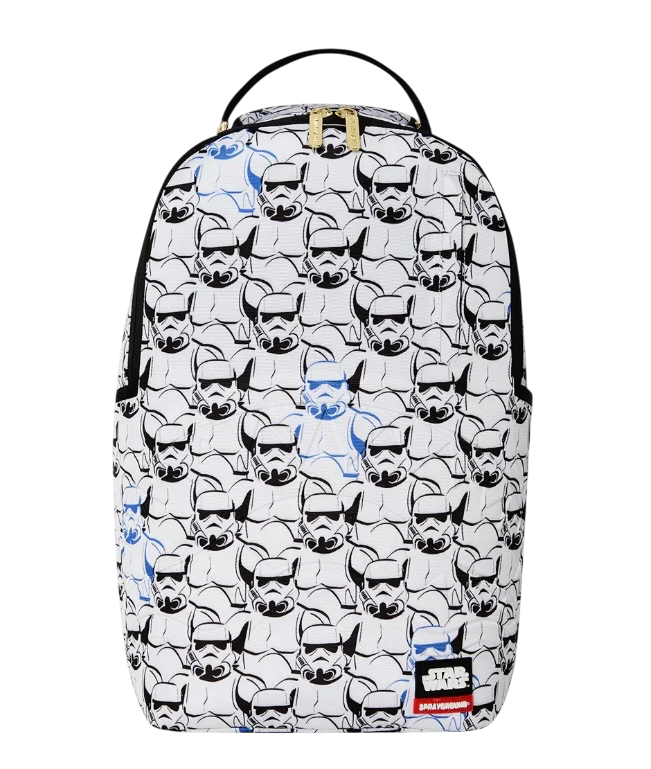SPRAYGROUND STAR WARS STORMTROOPER PATTERN BACKPACK SPRAYGROUND STAR WARS STORMTROOPER PATTERN BACKPACK