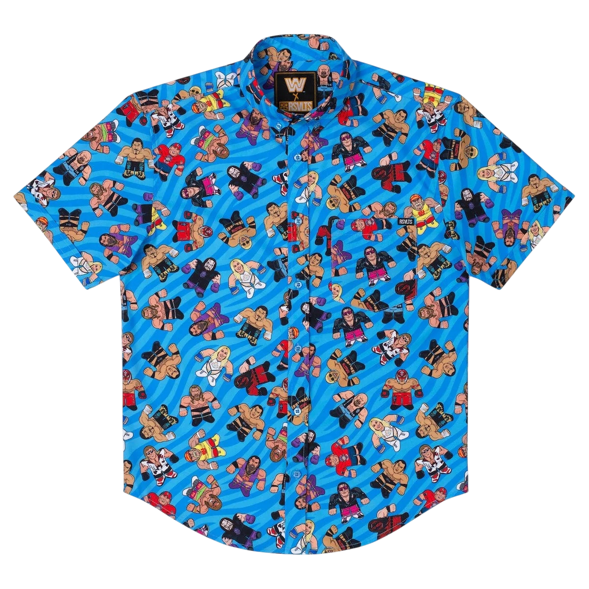 RSVLTS WWE RSVLTS WWE "Big Shots Legends" – KUNUFLEX Short Sleeve Shirt