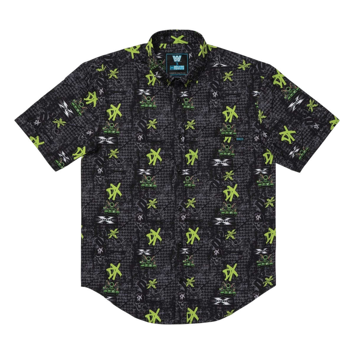 RSVLTS WWE RSVLTS WWE "D-Generation X" – KUNUFLEX Short Sleeve Shirt