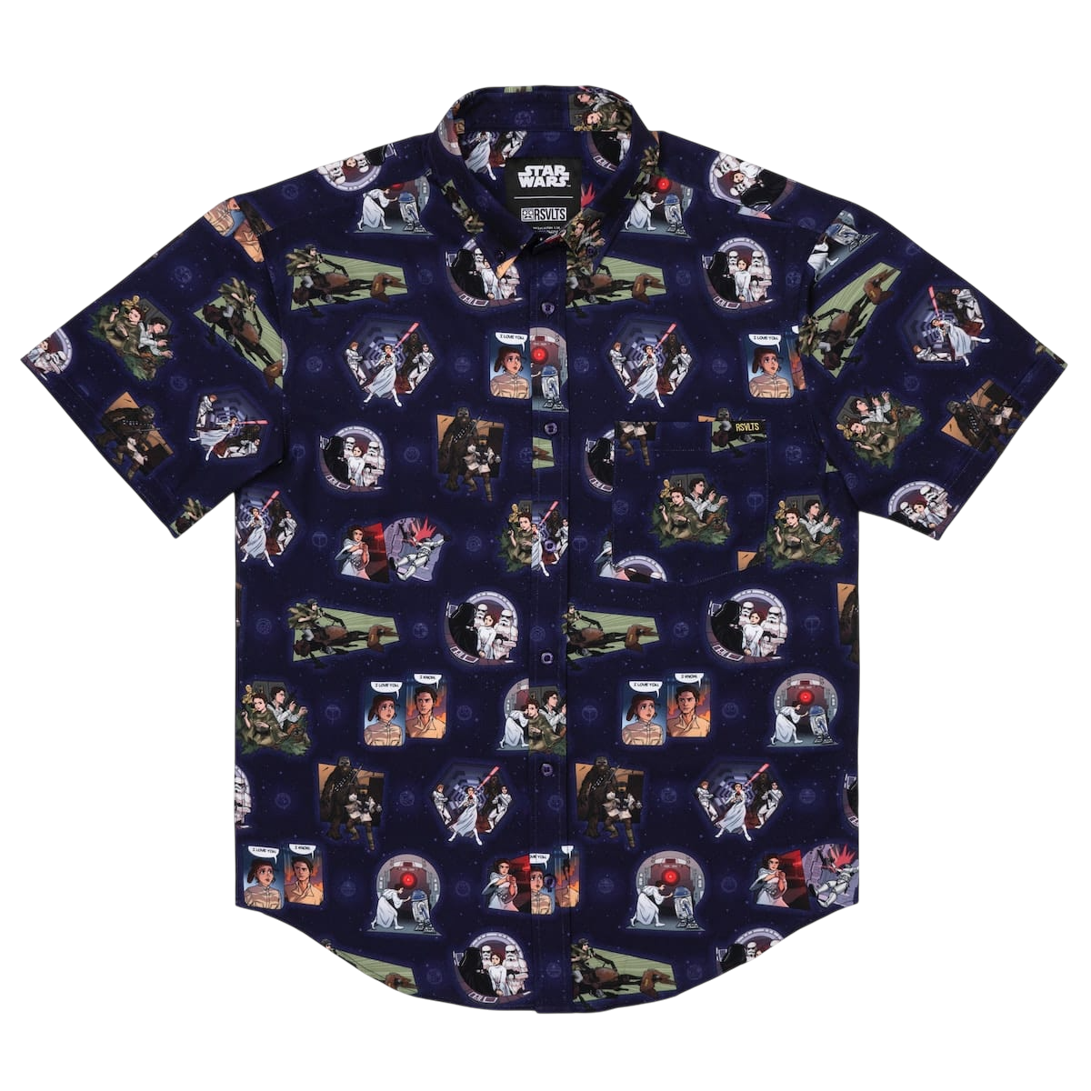 RSVLTS Star Wars™ "Royal Rebel" – KUNUFLEX Short Sleeve Shirt