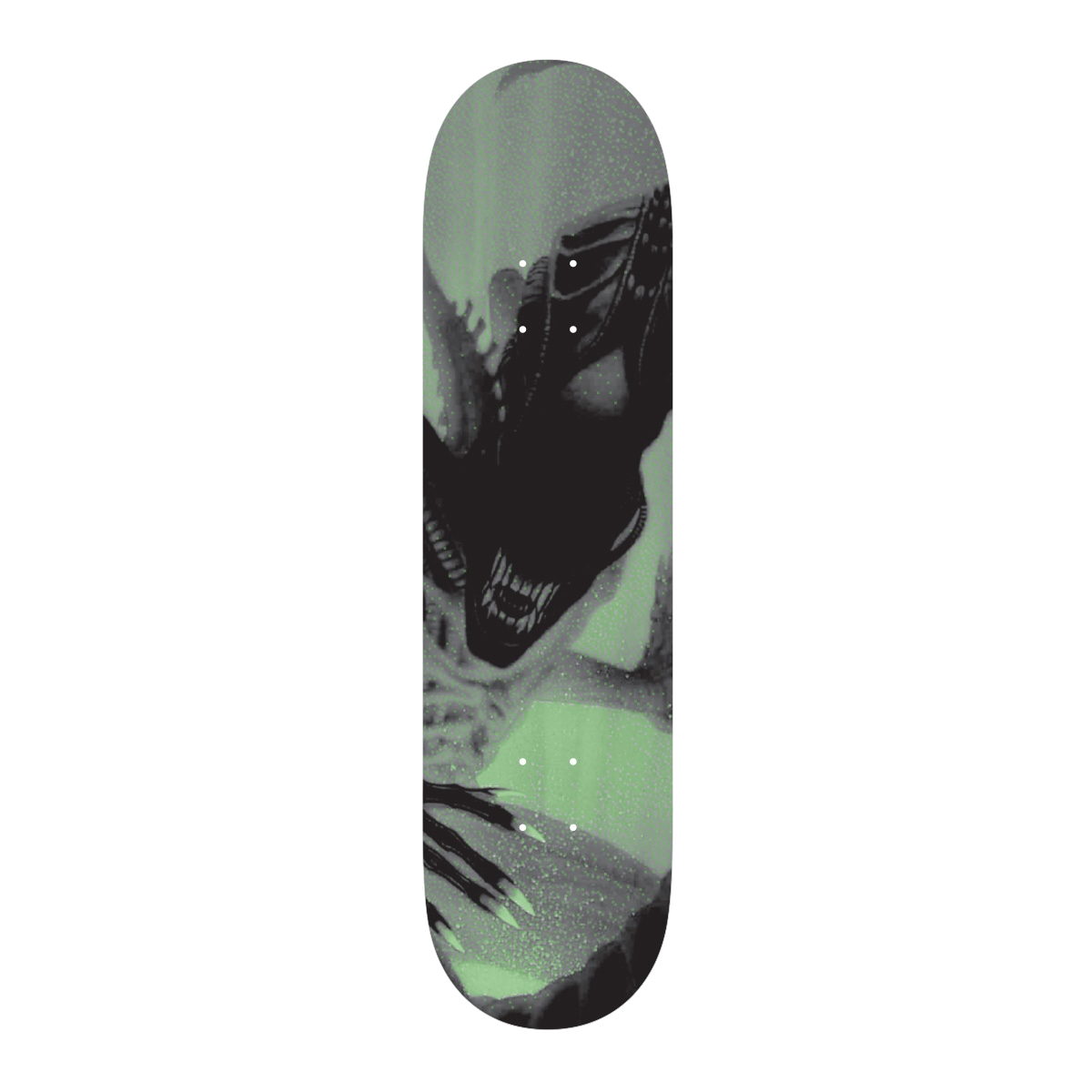 XENOMORPH SKATE DECK - GLOW IN THE DARK XENOMORPH SKATE DECK - GLOW IN THE DARK