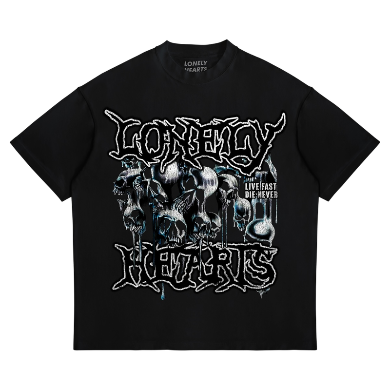 Lonely Hearts Live Fast Die Never Tee Lonely Hearts Live Fast Die Never Tee