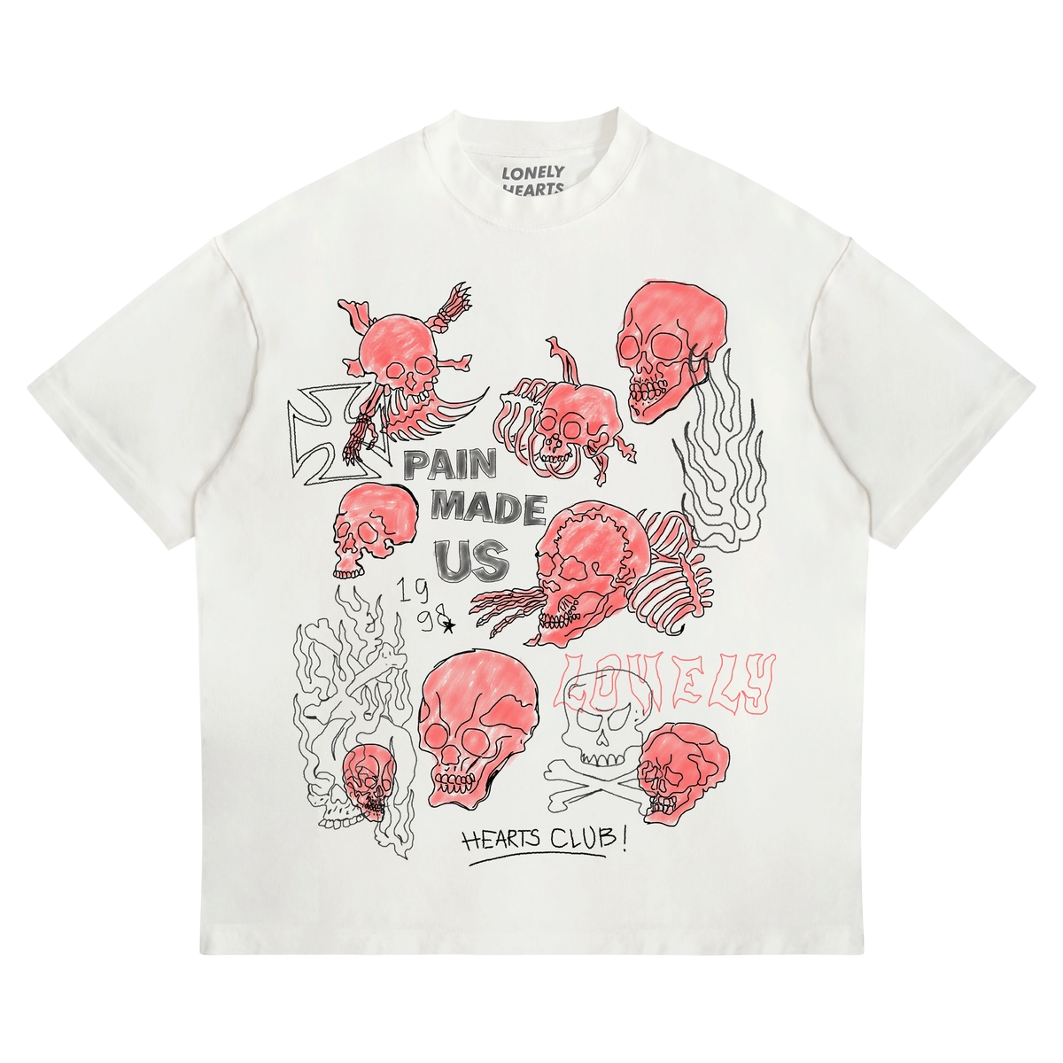 Lonely Hearts Club Pain Made Us Tee Lonely Hearts Club Pain Made Us Tee