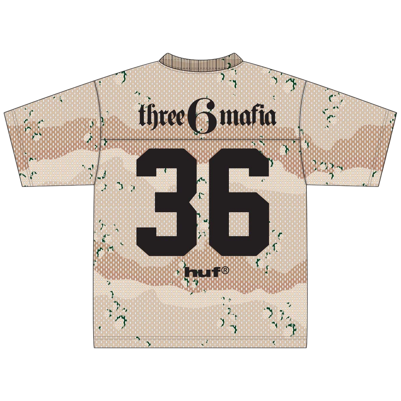 THREE 6 MAFIA FOOTBALL JERSEY - CAMO