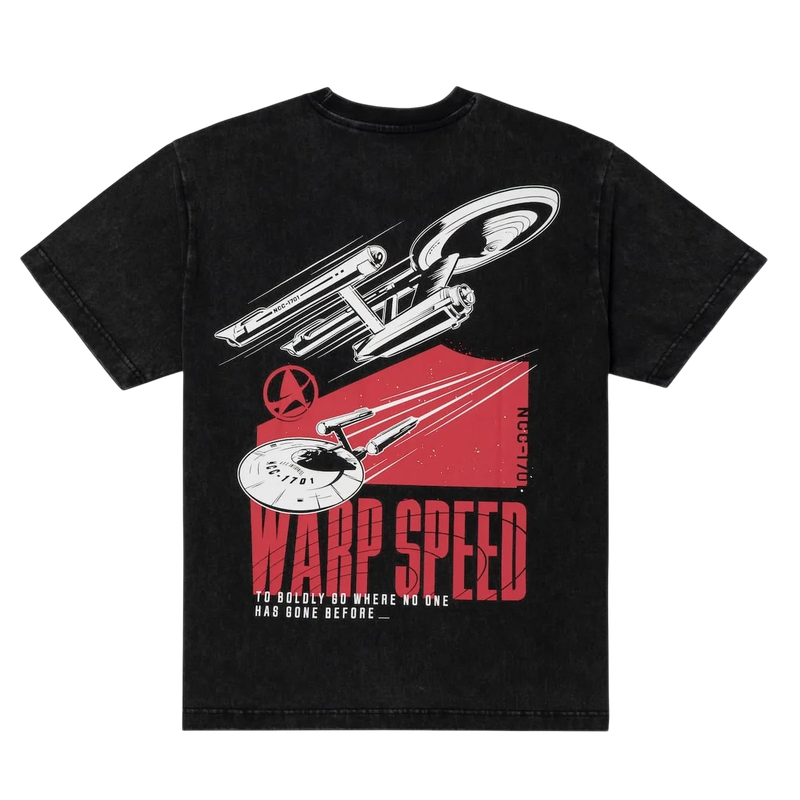 RSVLTS Star Trek "Warp Speed" – Vintage Crewneck Tee