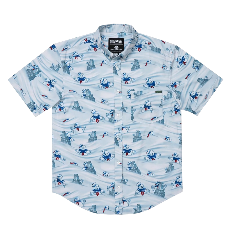 RSVLTS Ghostbusters "Marshmallow Meltdown" – KUNUFLEX Short Sleeve Shirt
