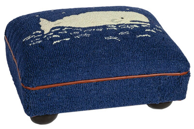 Moby Dick Whale foot stool