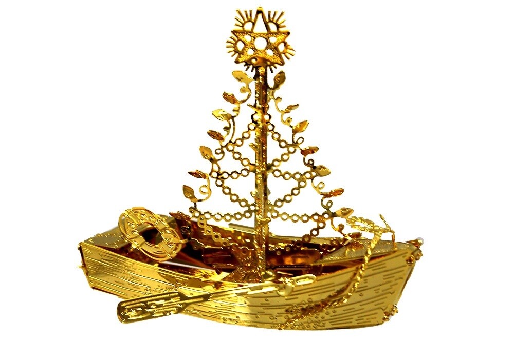 Nantucket Christmas Tree Dinghy Ornament