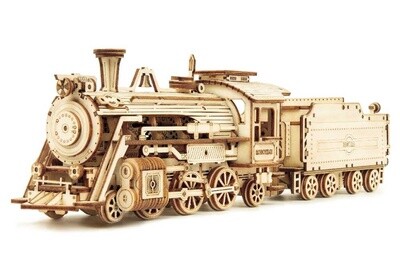 Small Railroad Locomotive 3D Model Kit