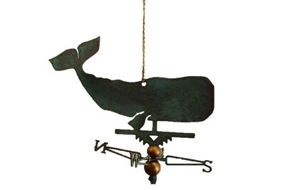 Copper Ornament Whale