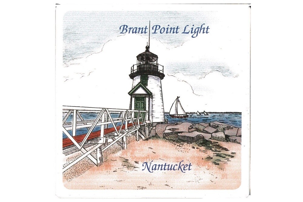 Coaster - Brant Point Lighthouse