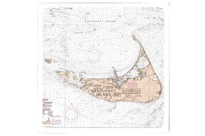 Coaster - Nantucket Nautical Map