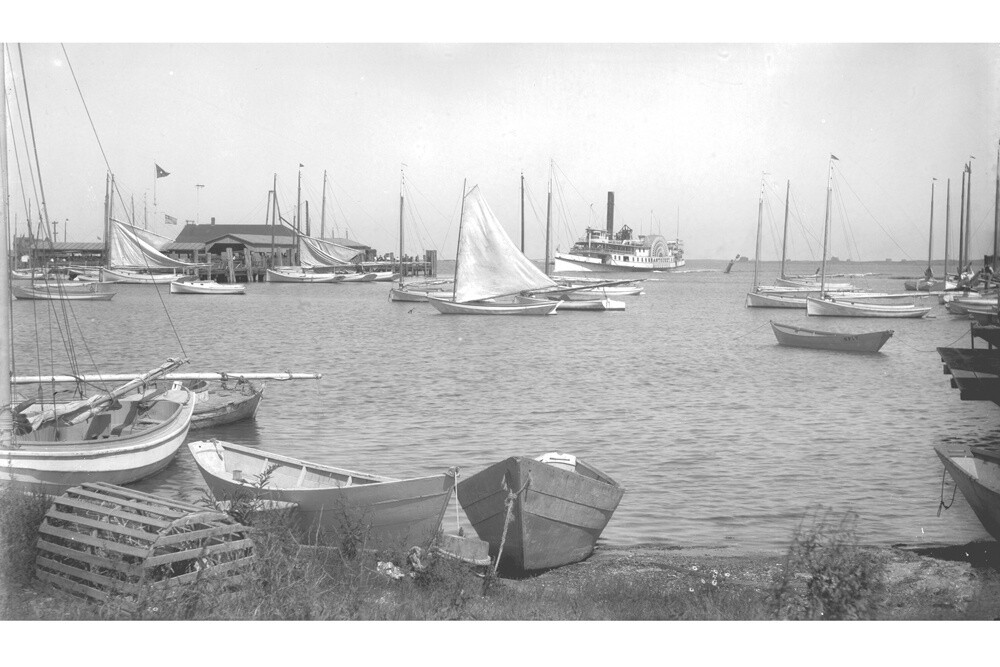 Easy Street Boat Basin and Steamboat Wharf, circa 1890