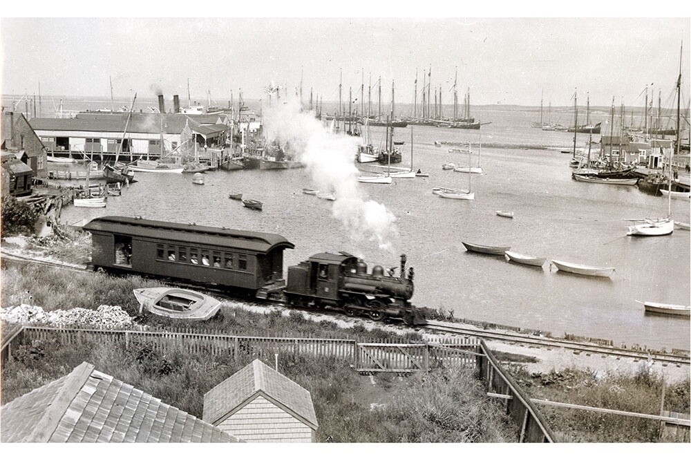 Nantucket Railroad, the Train Leaves for Siasconset, 1915