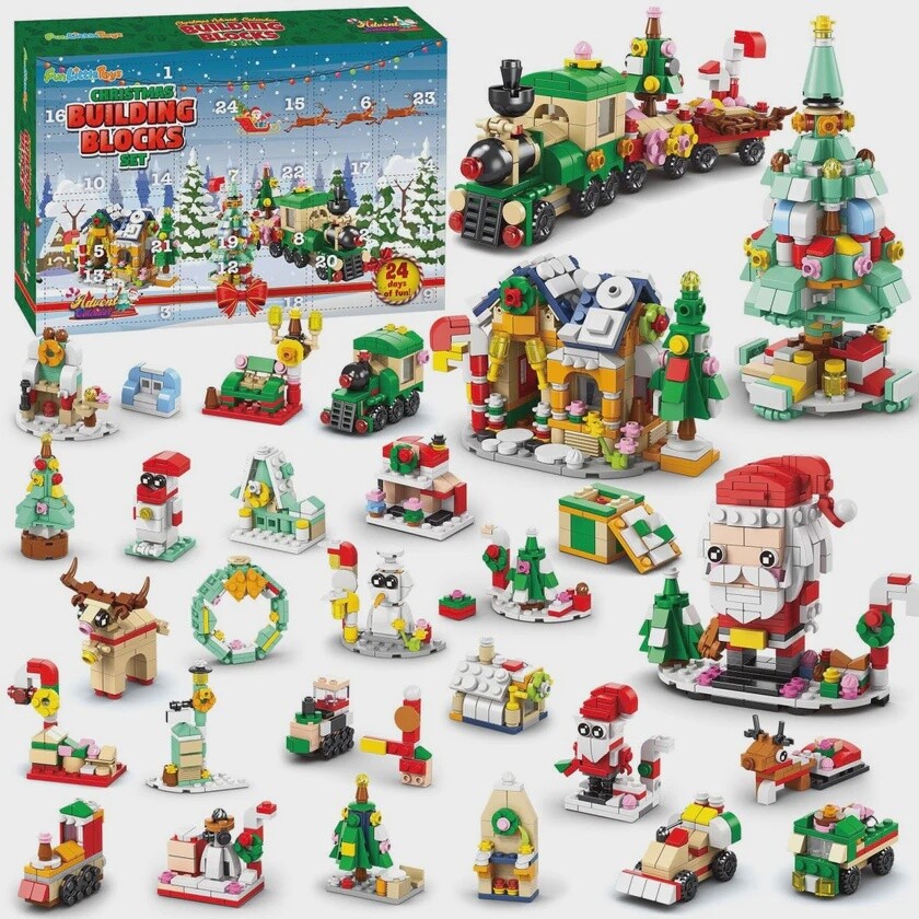 Christmas Advent Calendar Building Blocks