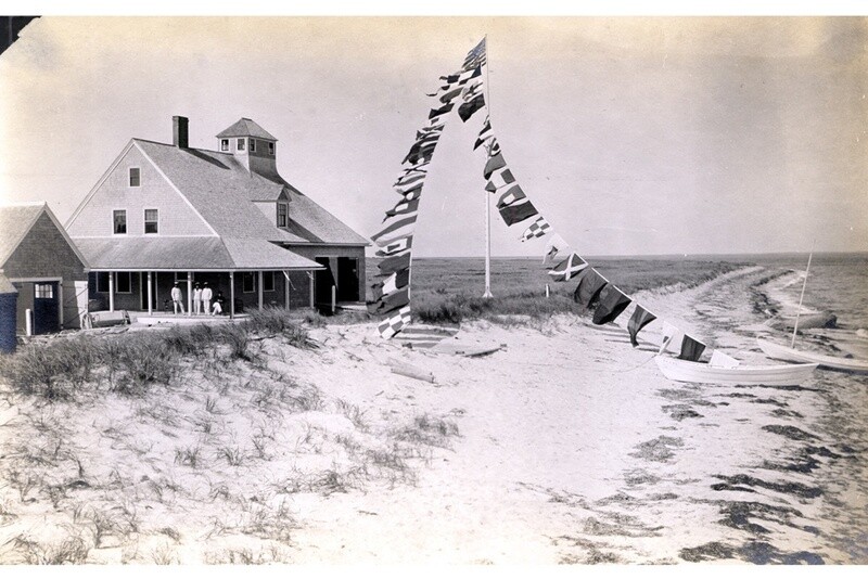 The U.S. Life Saving Station on Muskeget, 1917