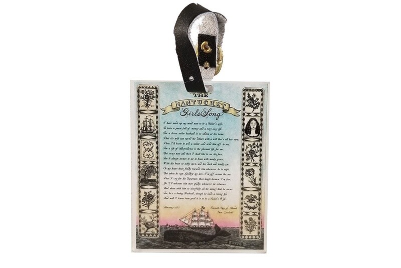 Nantucket Girl&#39;s Song Luggage Tag